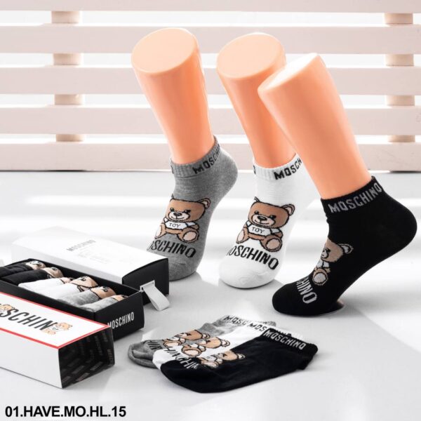 MOSCHINO Half Box 6 socks