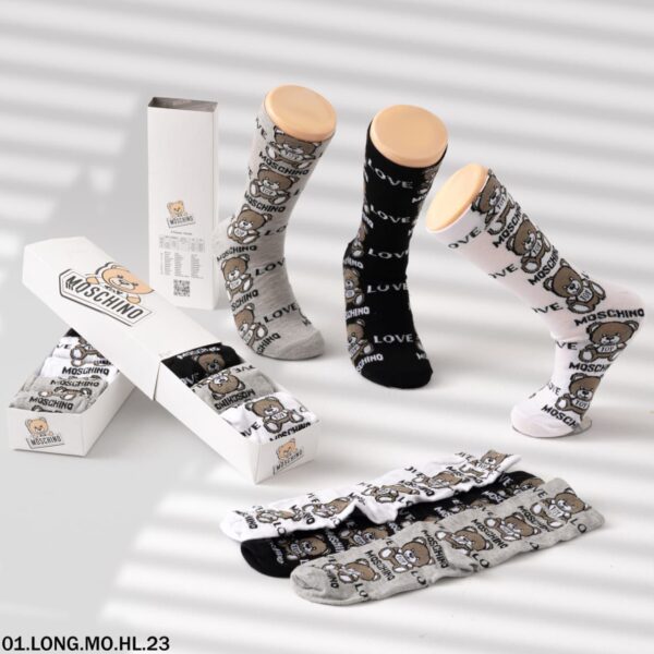 MOSCHINO Box 6 socks